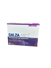 Galza-Met  Tablets 50Mg/500Mg (1 Strip = 7 Tablets)